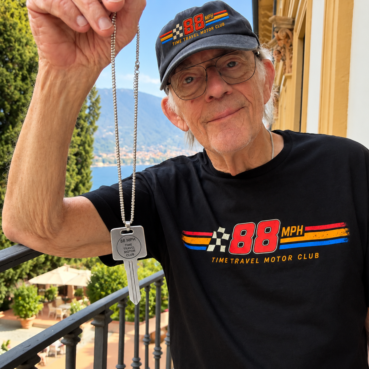 88MPH DeLorean Key Necklace