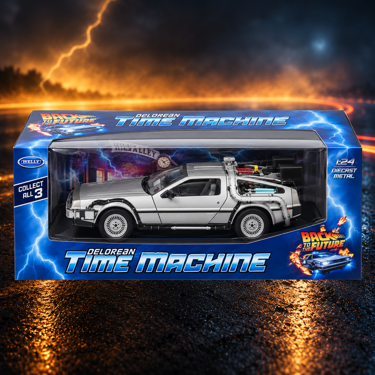 Autographed 88MPH DeLorean (Michael J. Fox)